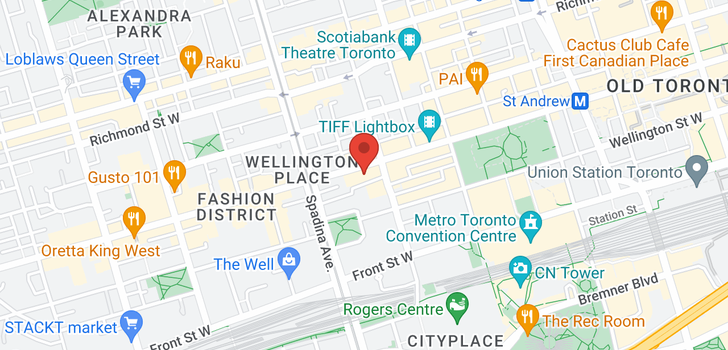 map of #LPH3403 -375 KING ST W